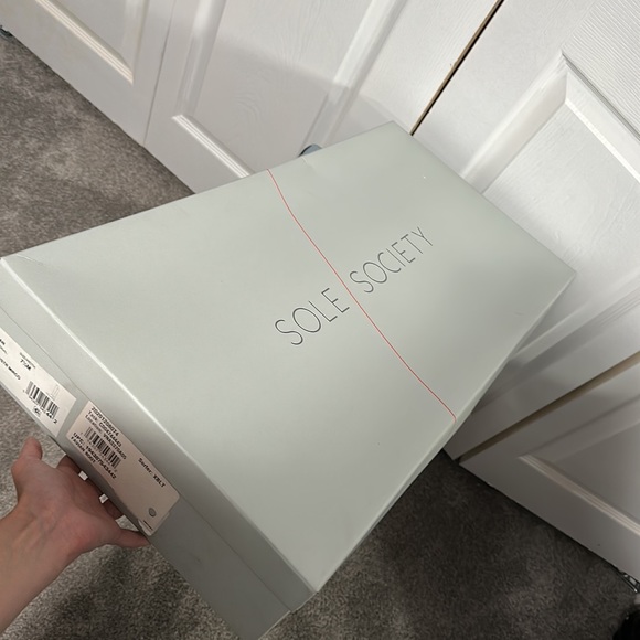 🍁Sole Society Favian Boots in "Black Soft Silk/STR MICRO" - Picture 10 of 10